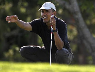 Obama not much of a golfer after all