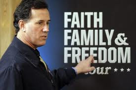 Santorum flip-flops on Catholicism