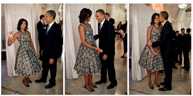 Candid photos of Michelle and Barack Obama deserve a caption