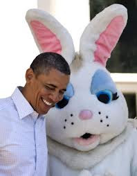 Mich Dem chair moonlights as Easter Bunny?