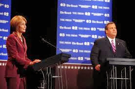 Combative Chris Christie knocks opponent over with a feather