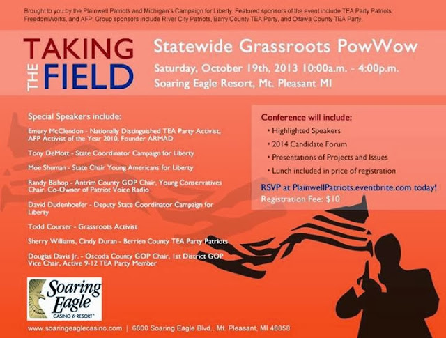 Tea Party “PowWow” scheduled for Indian casino