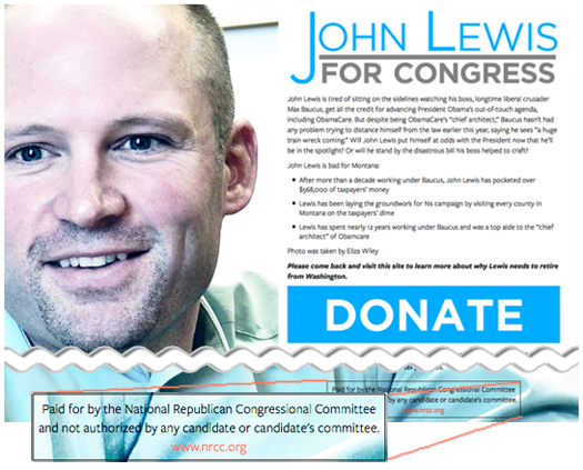 Fake website for Democrat raises cash for GOP