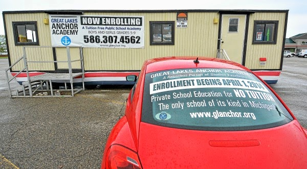 Charter school board holds public meeting in bar