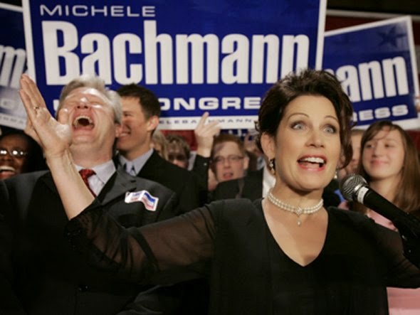 Michele Bachmann outdoes her crazy old self
