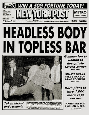 Writer of most lurid headline in history dies at 74
