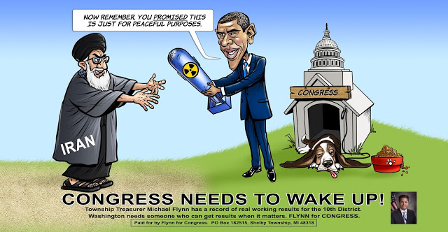 Congressional candidate engages in cartoonish attempt at foreign policy