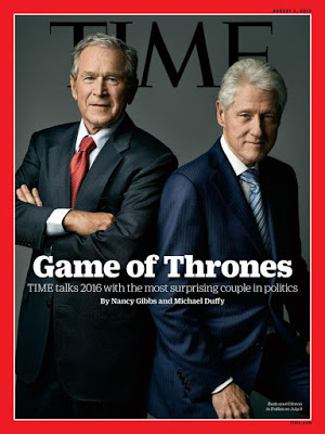 Bill Clinton, George W. – Now best buds
