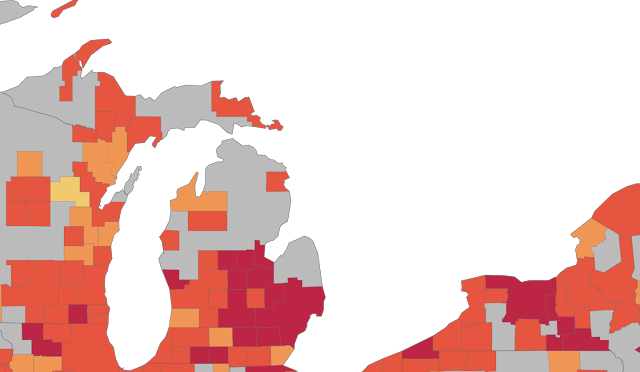 The map of Two Michigans: Renters vs. the rest of us
