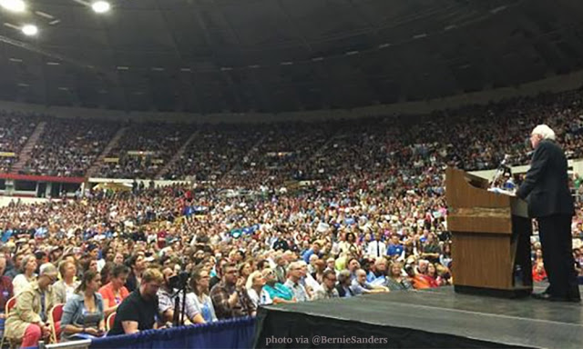 Sanders overtakes Clinton in new poll, but Biden may be the beneficiary