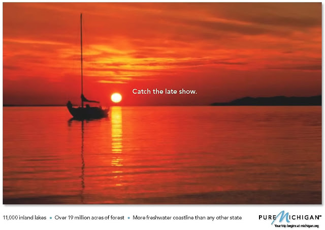 We have Pure Michigan but our tourism efforts are particularly poor