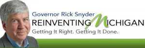 Snyder Reinventing Michigan logo
