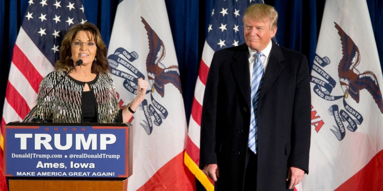 Did Palin give birth to the Trump campaign?
