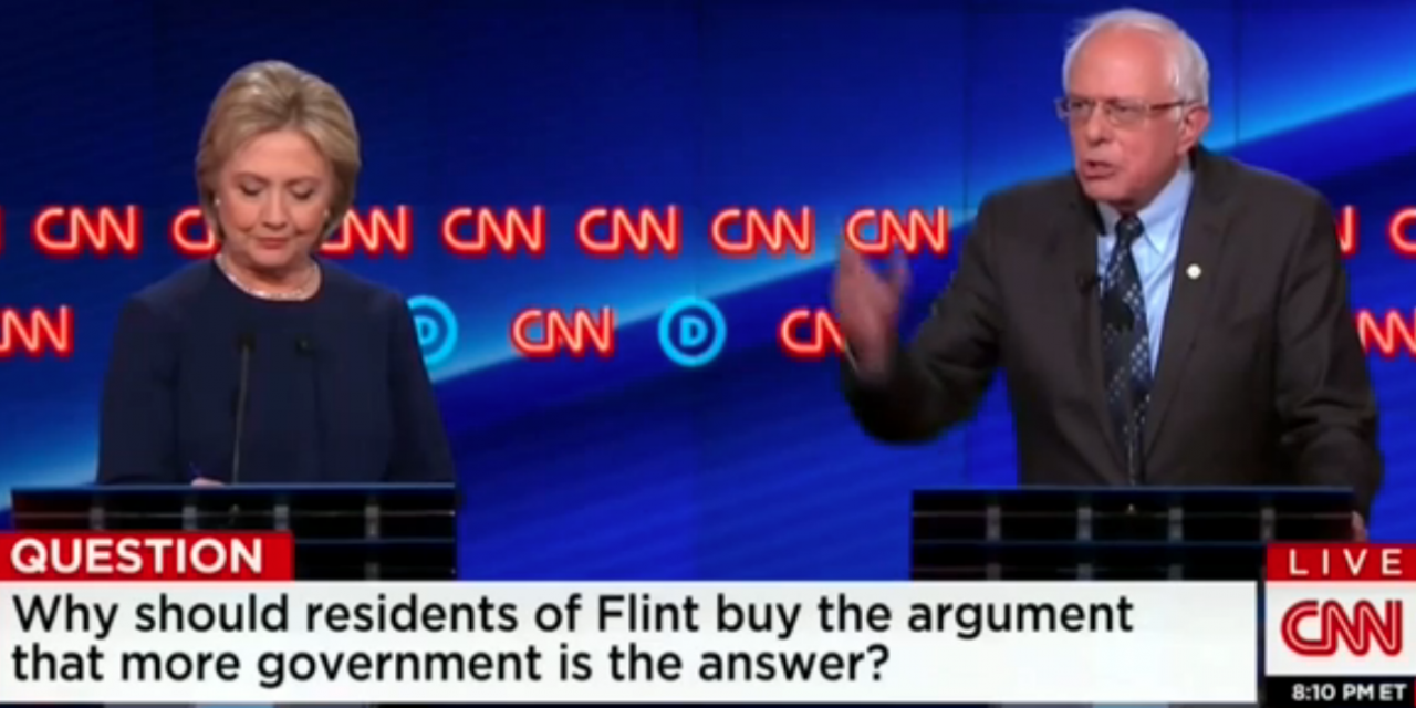 Reporters converge on Flint – and then run away