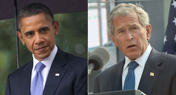 Obama far more popular than George Bush