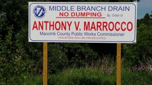Marrocco taxpayer-paid signs