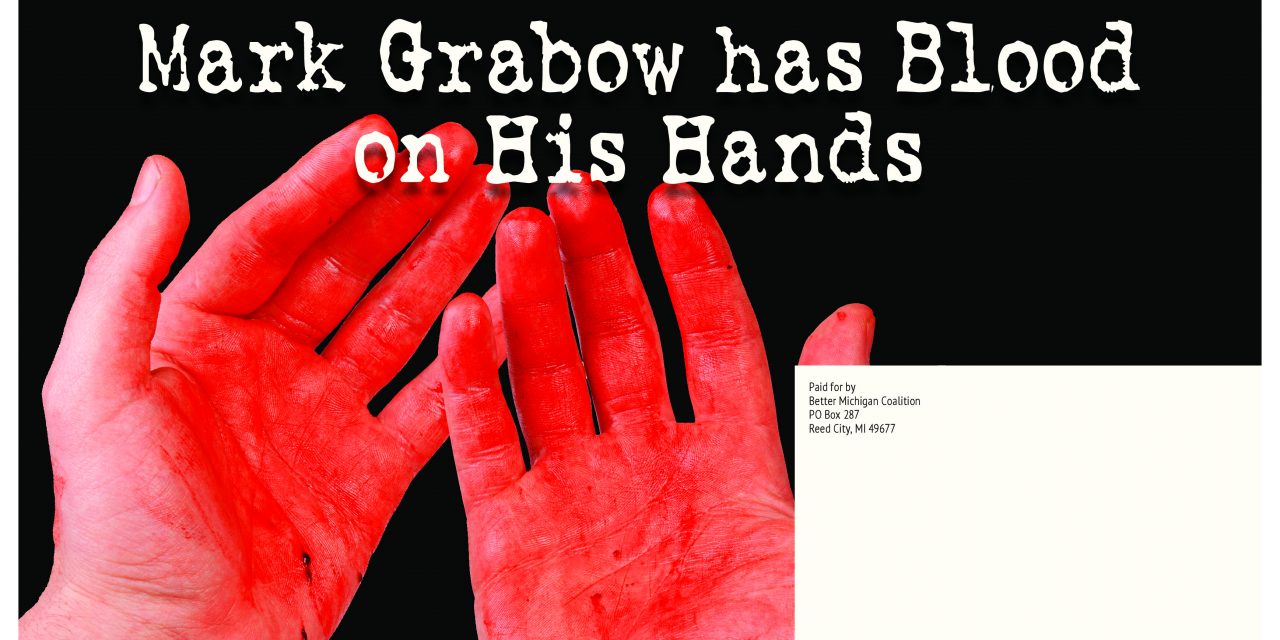 Candidate accused of (literally) having ‘blood on his hands’
