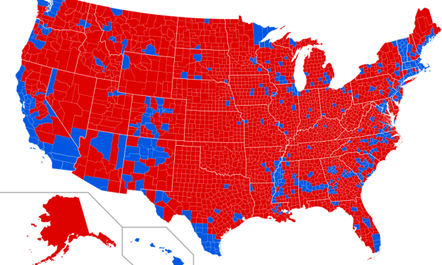 Urban vs. rural divide in America was already obvious in 2012