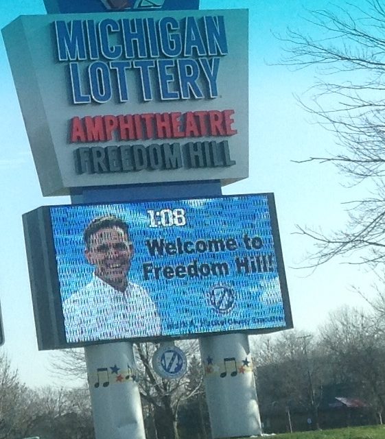 Freedom Hill concert venue now the ‘Michigan Lottery Amphitheatre’