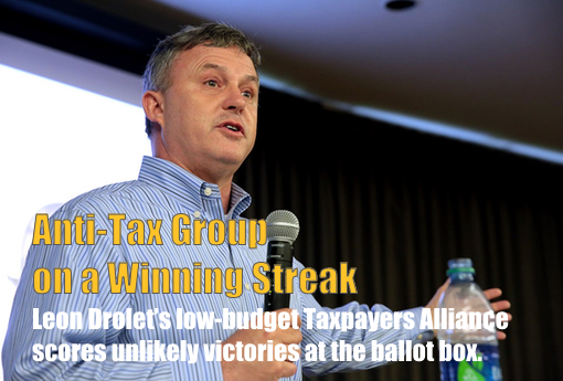 Drolet’s anti-tax group on a winning streak
