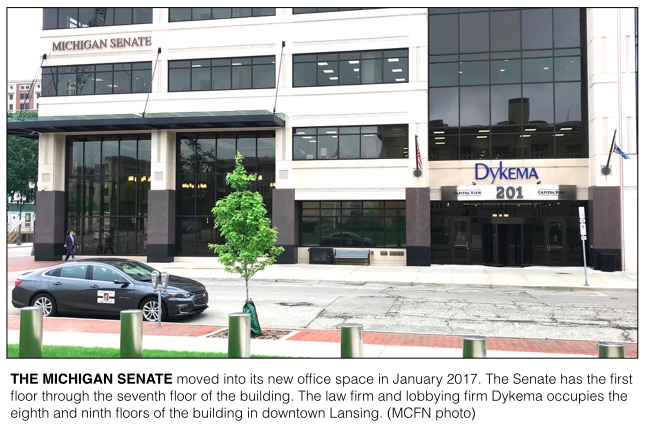 State senators now just an elevator ride away from well-heeled lobbyists